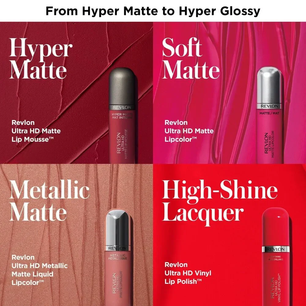 Revlon Ultra HD Vinyl Lip Polish Lip Gloss High Shine